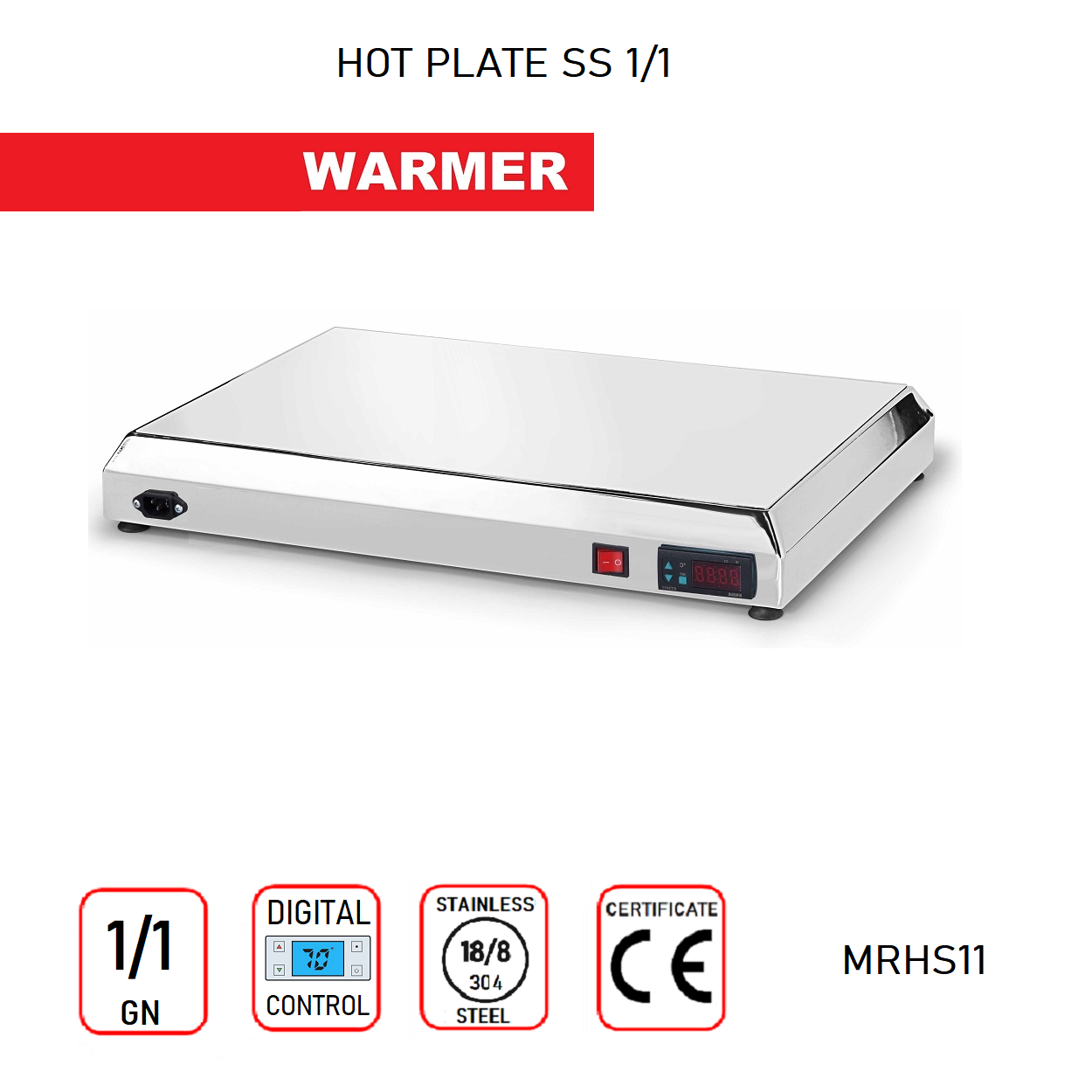 SICAK SERVİS PLAKALARI HOTPLATE 